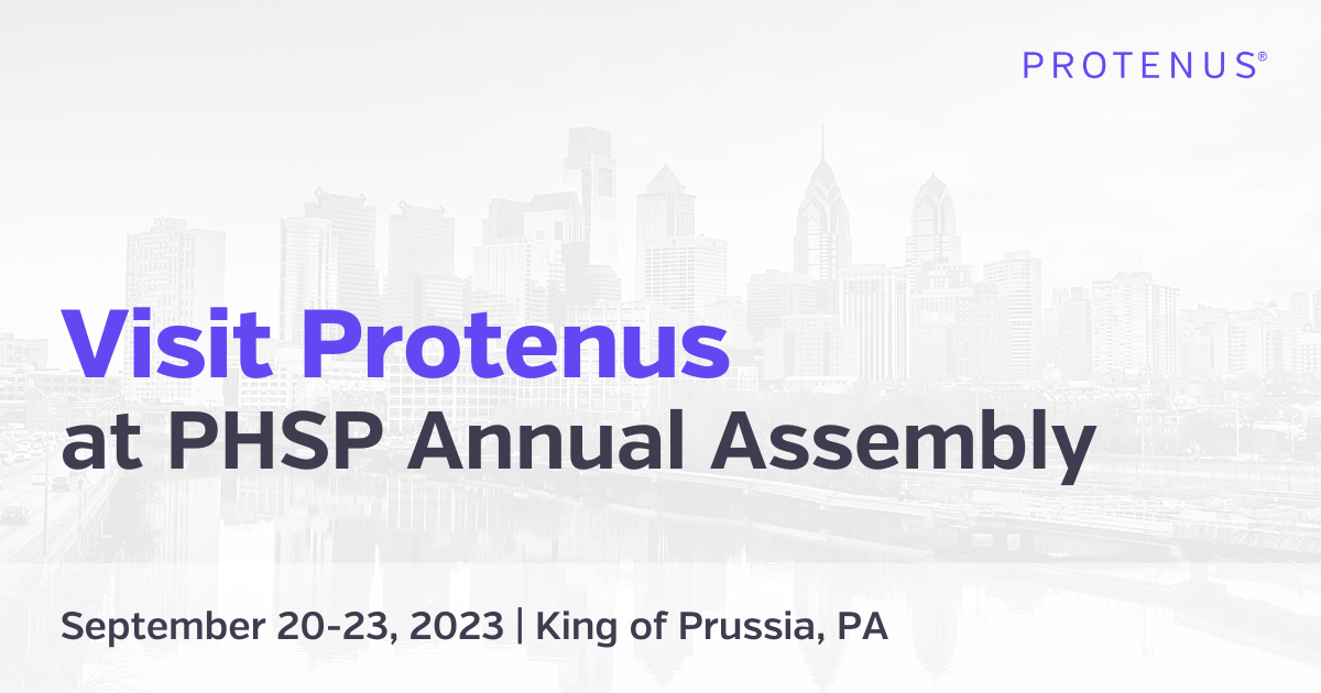 Visit Protenus at the 2023 PSHP Annual Assembly Protenus